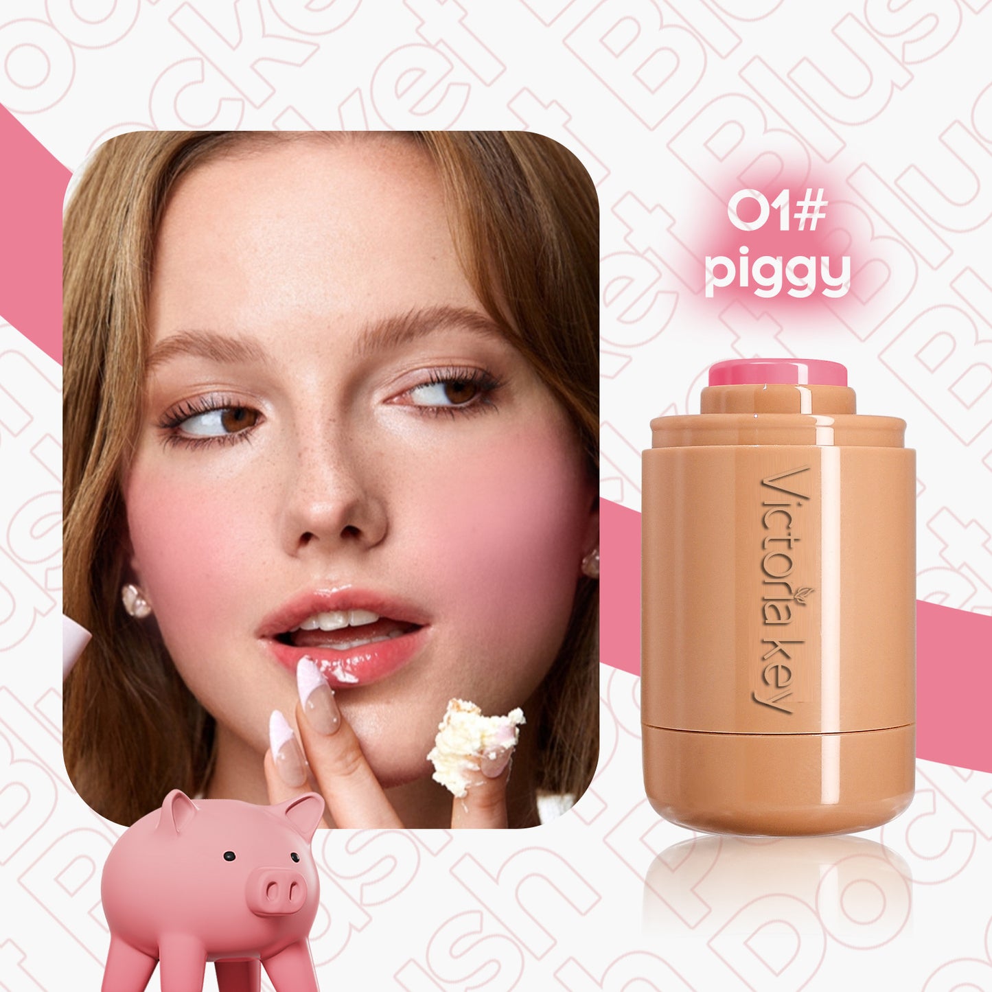 Hemspire Pocket Blush, Buildable Hydrating Cream Blush