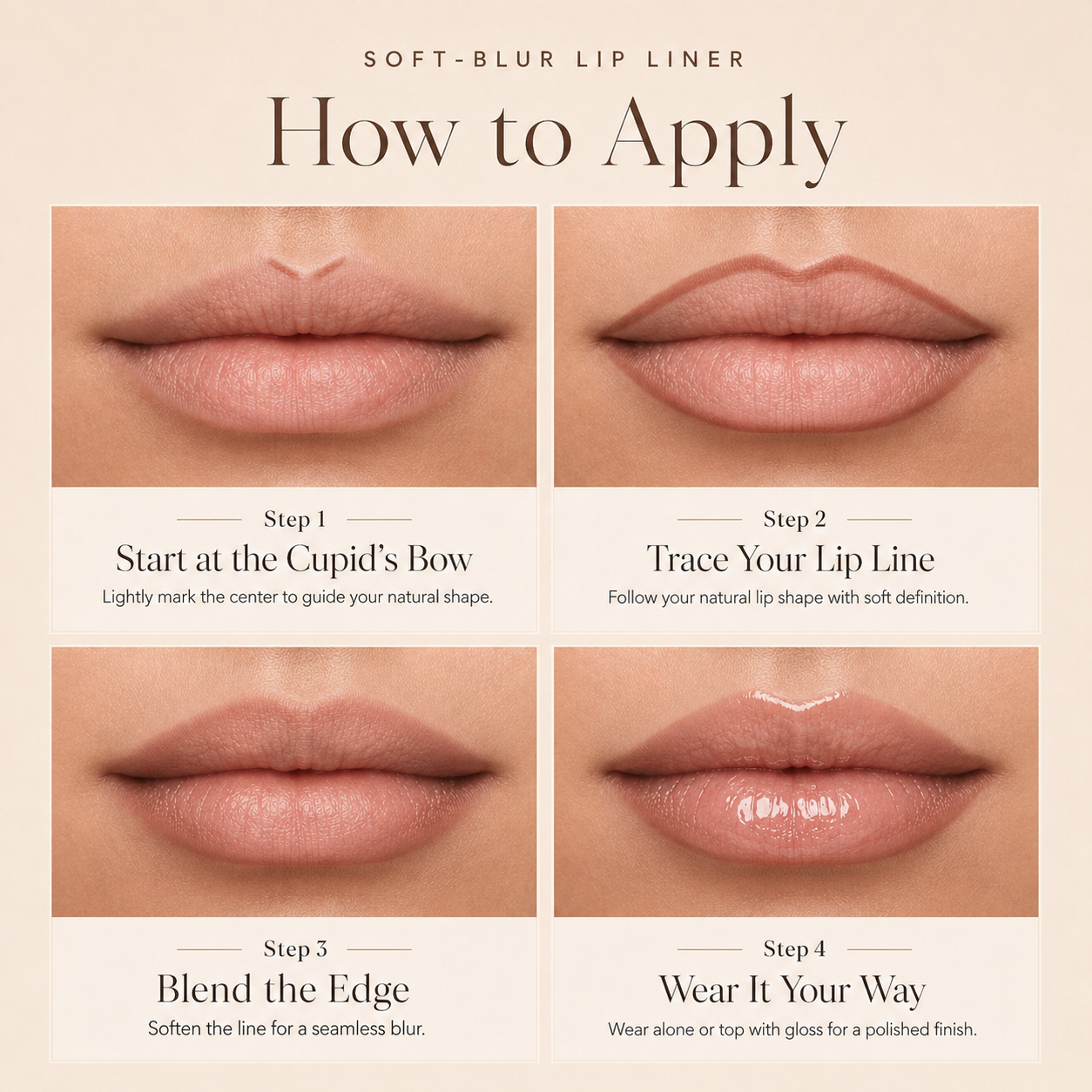 💄Hemspire 2-in-1 Matte Lip Crayon Lipstick & Liner