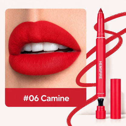 💄Hemspire 2-in-1 Matte Lip Crayon Lipstick & Liner