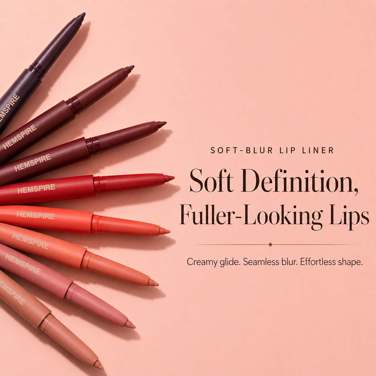 💄Hemspire 2-in-1 Matte Lip Crayon Lipstick & Liner