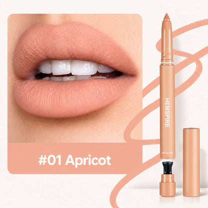 💄Hemspire 2-in-1 Matte Lip Crayon Lipstick & Liner