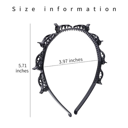 Clip Headband for Twisty Bangs, 90s Hair Accessories for Women