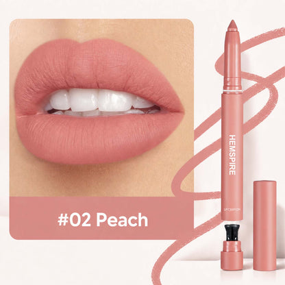 💄Hemspire 2-in-1 Matte Lip Crayon Lipstick & Liner