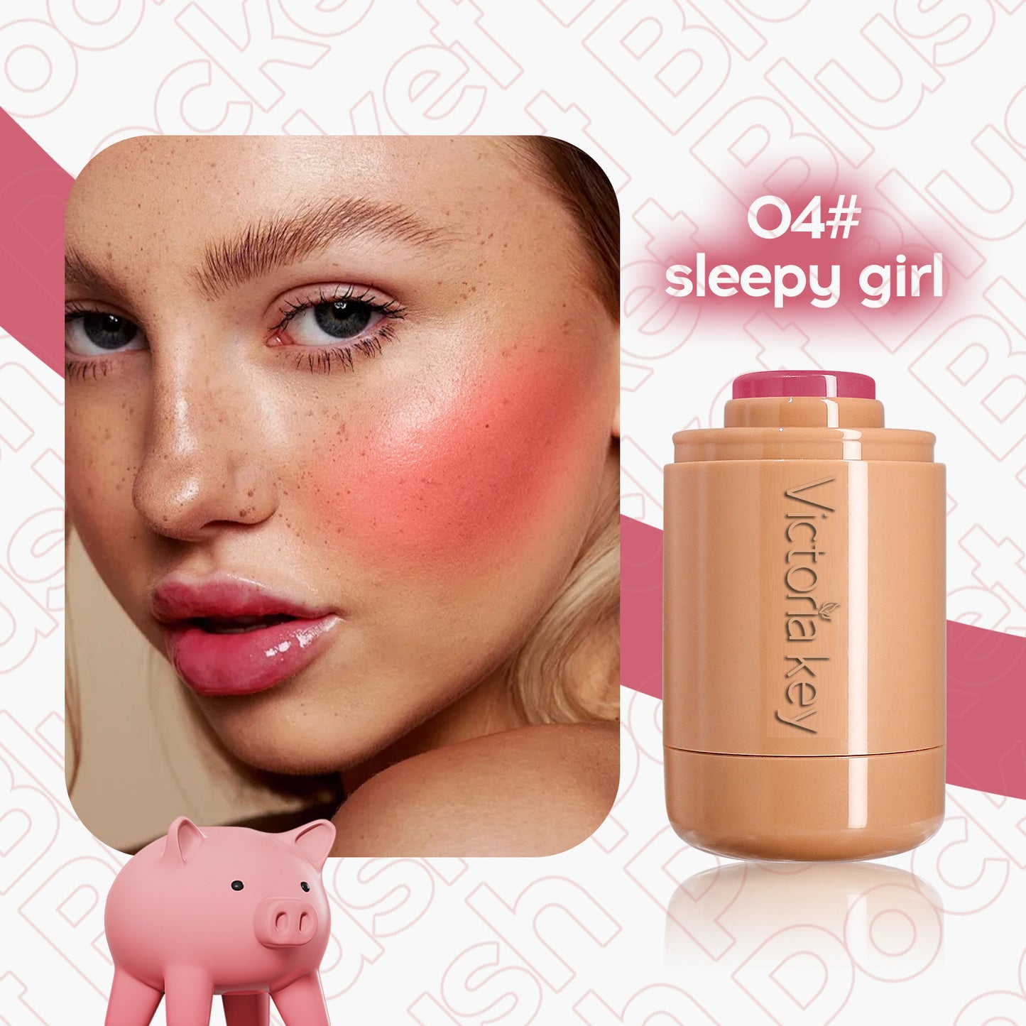 Hemspire Pocket Blush, Buildable Hydrating Cream Blush