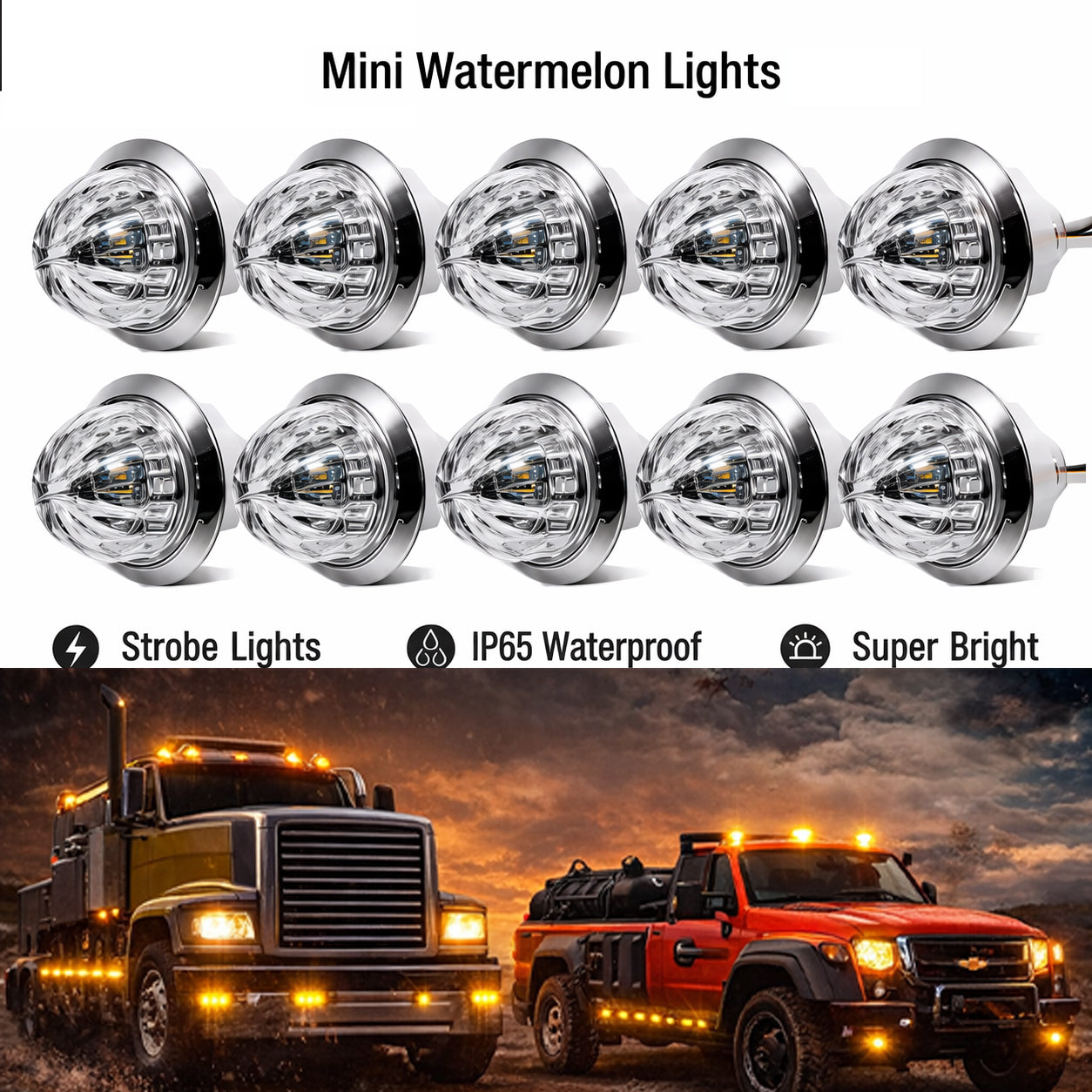 DUAL COLOR LED MARKER LIGHTS