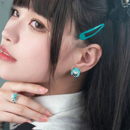 Hatsune Miku 39 Future Appointment Shaker Earrings - Hemspire