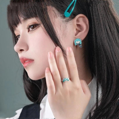 Hatsune Miku 39 Future Appointment Shaker Earrings - Hemspire