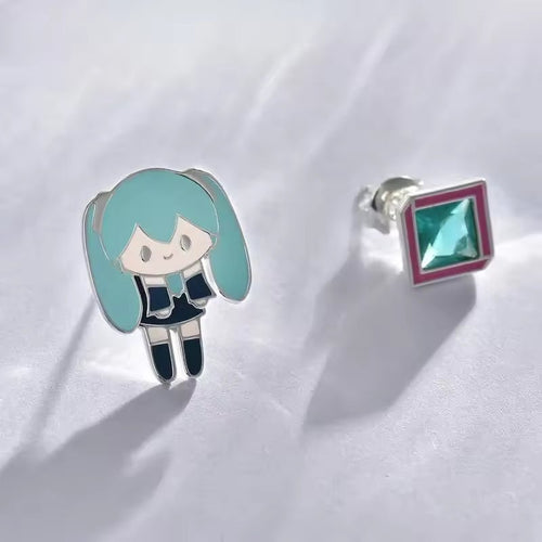 Hatsune Miku 39 Future Appointment Shaker Earrings - Hemspire