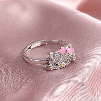 Kitty Cat Open Ring Jewelry - Hemspire