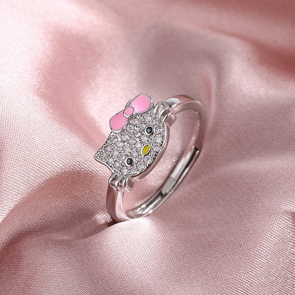 Kitty Cat Open Ring Jewelry - Hemspire