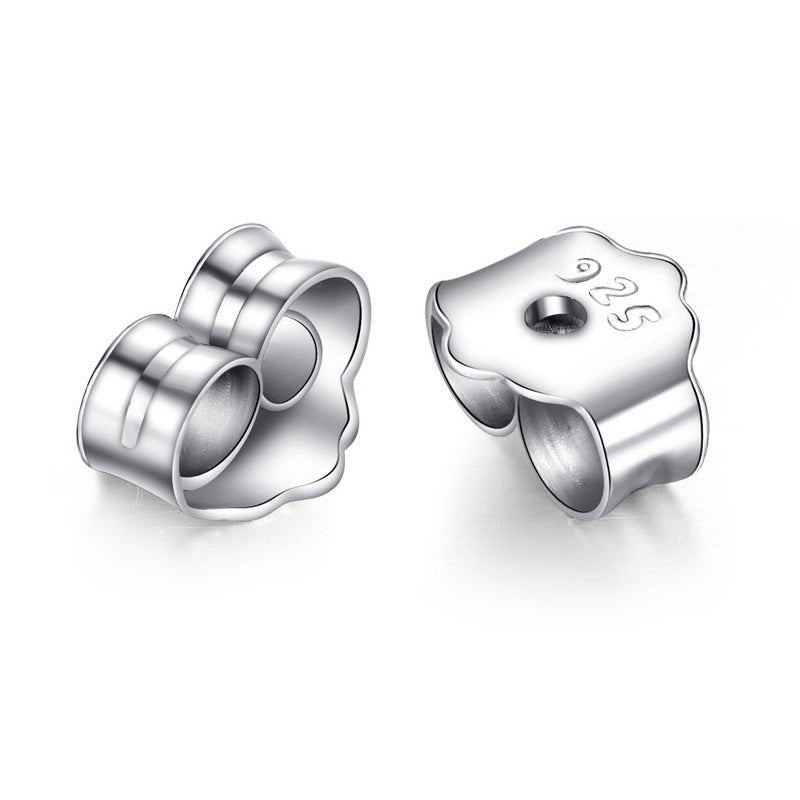 S925 sterling silver earrings fashionable earrings for women smooth cross earrings - Hemspire