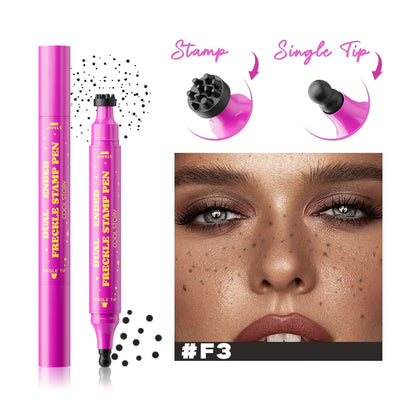 🔥HOT SALE🔥Waterproof Freckles Pen: Faux Freckle Stamp and Fine Tip Eyeliner for Realistic