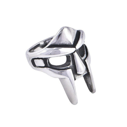 Stainless steel men's ring jewelry mask titanium steel ring - Hemspire