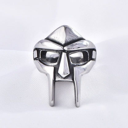 Stainless steel men's ring jewelry mask titanium steel ring - Hemspire